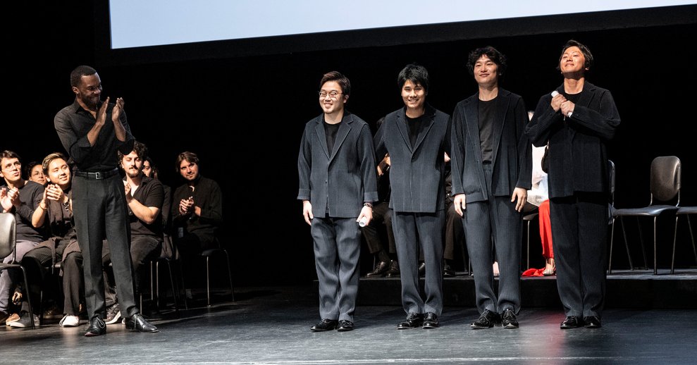 Quartett Kairi (from left to right): Taiga Sasaki (violin), Yu Mita (violin), Jiliang Shi (viola) and Hotaka Sakai (cello).